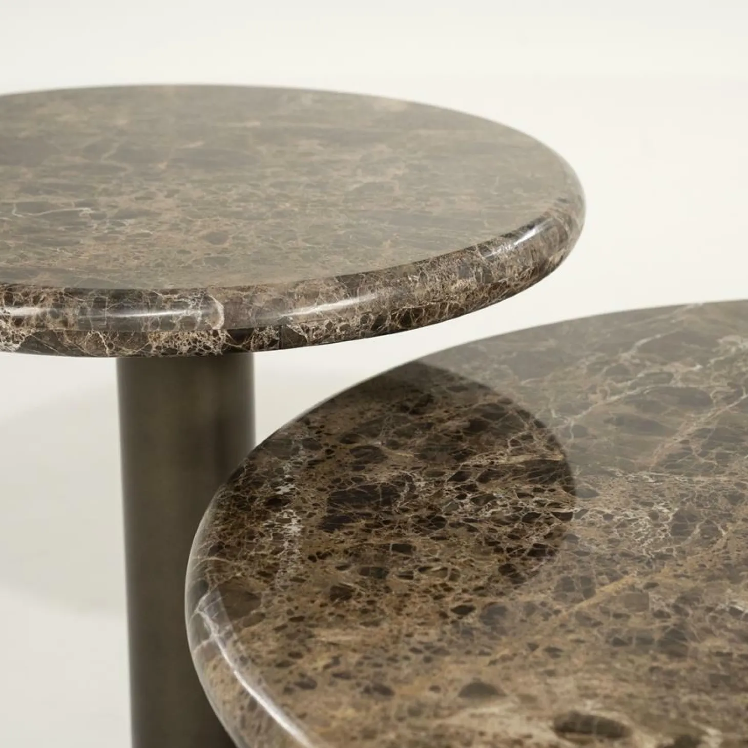 Ronde Salontafel Luigi Marmer 75cm - Loft24.nl