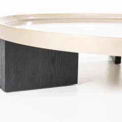 Ronde Salontafel Mayson 120cm - Beige - Loft24.nl