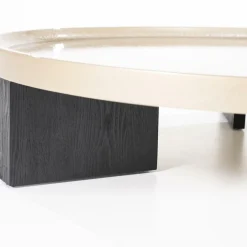 Ronde Salontafel Mayson 120cm - Beige - Loft24.nl