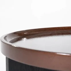 Ronde Salontafel Mayson 90cm - Rood - Loft24.nl