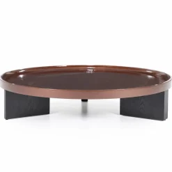 Ronde Salontafel Mayson 120cm - Rood - Loft24.nl