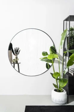 Ronde Spiegel Immense 120cm Zwart - Loft24.nl