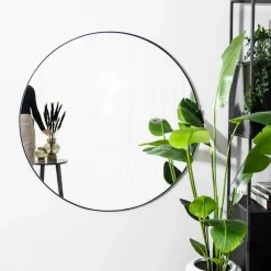 Ronde Spiegel Immense 120cm Zwart - Loft24.nl