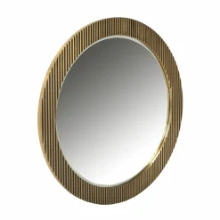 Ronde Spiegel Ironville Ø86cm kleur Goud - Loft24.nl