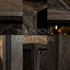 Salontafel Blackbone Eiken met metalen frame - set van 2 - Loft24.nl