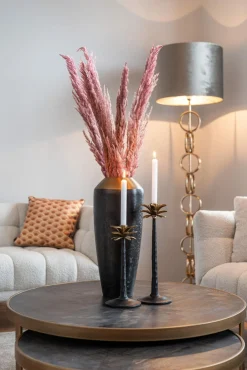 Salontafel Blackbone Eiken met metalen frame - set van 2 - Loft24.nl