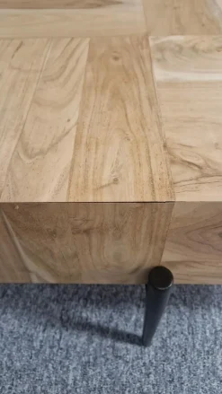 Salontafel Blocks Acaciahout Set van 2 stuks Showmodel - Loft24.nl