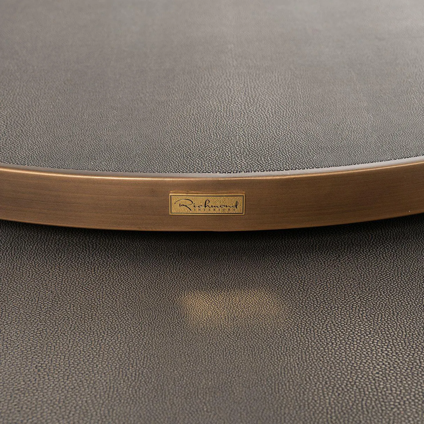 Salontafel Bloomingville Segrijn lederlook - Set van 2 stuks - Loft24.nl