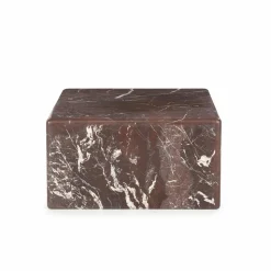 Salontafel Dice Marmer 60 x 60cm - Rood - Loft24.nl