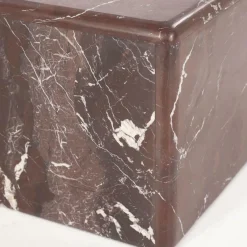 Salontafel Dice Marmer 60 x 60cm - Rood - Loft24.nl