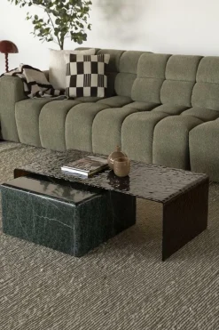 Salontafel Dice Marmer 60 x 60cm - Groen - Loft24.nl