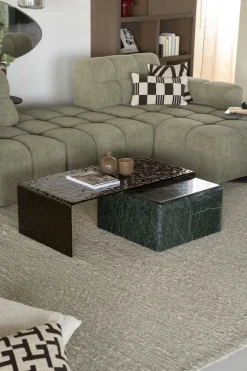 Salontafel Dice Marmer 60 x 60cm - Groen - Loft24.nl