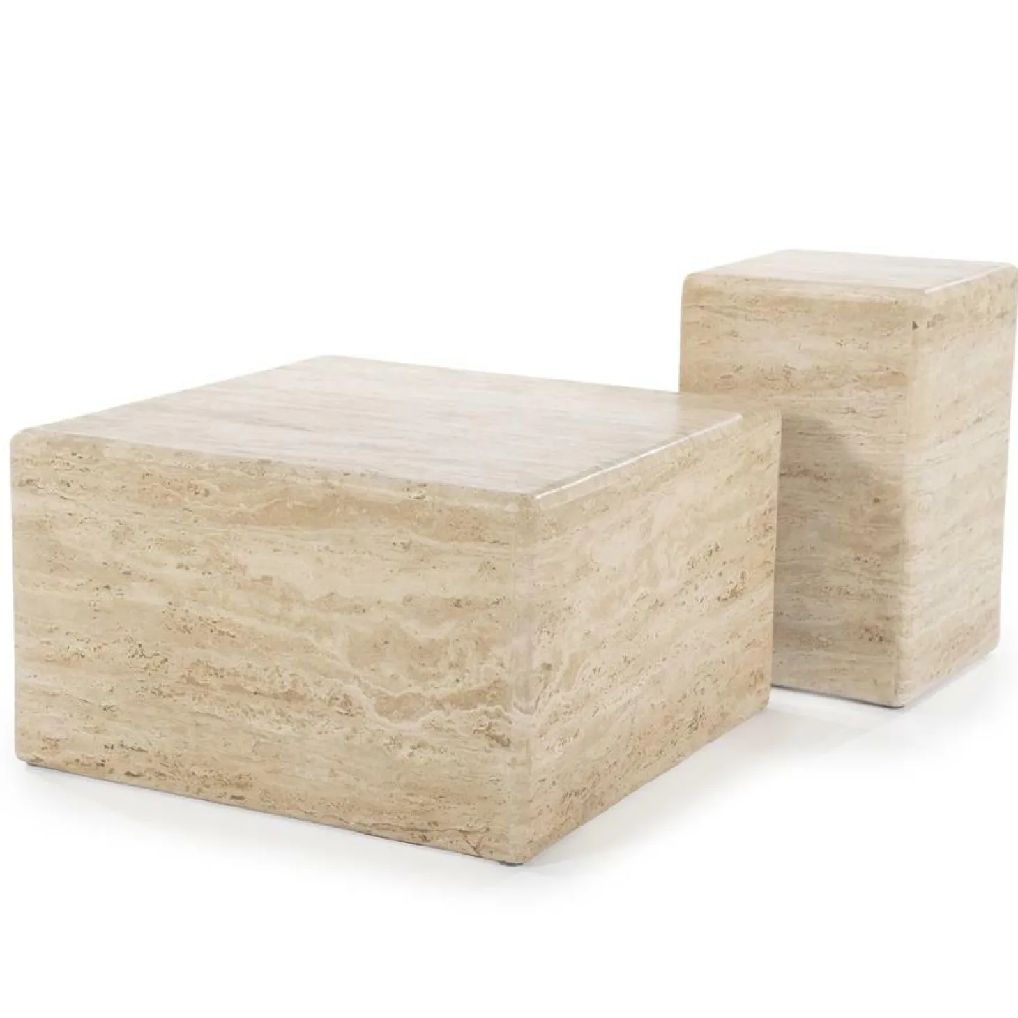 Salontafel Donta - Travertin - Loft24.nl