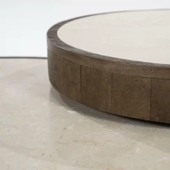 Salontafel Hazel Mangohout en Marmer Set van 2 stuks - Loft24.nl