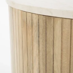 Salontafel Kira Medium Mangohout en Marmer - Loft24.nl