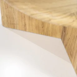 Salontafel Leoti Acaciahout - Naturel 60cm - Loft24.nl