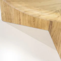 Salontafel Leoti Acaciahout - Naturel 60cm - Loft24.nl