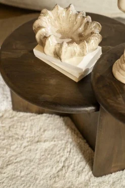 Salontafel Leoti Mangohout - Bruin 60cm - Loft24.nl