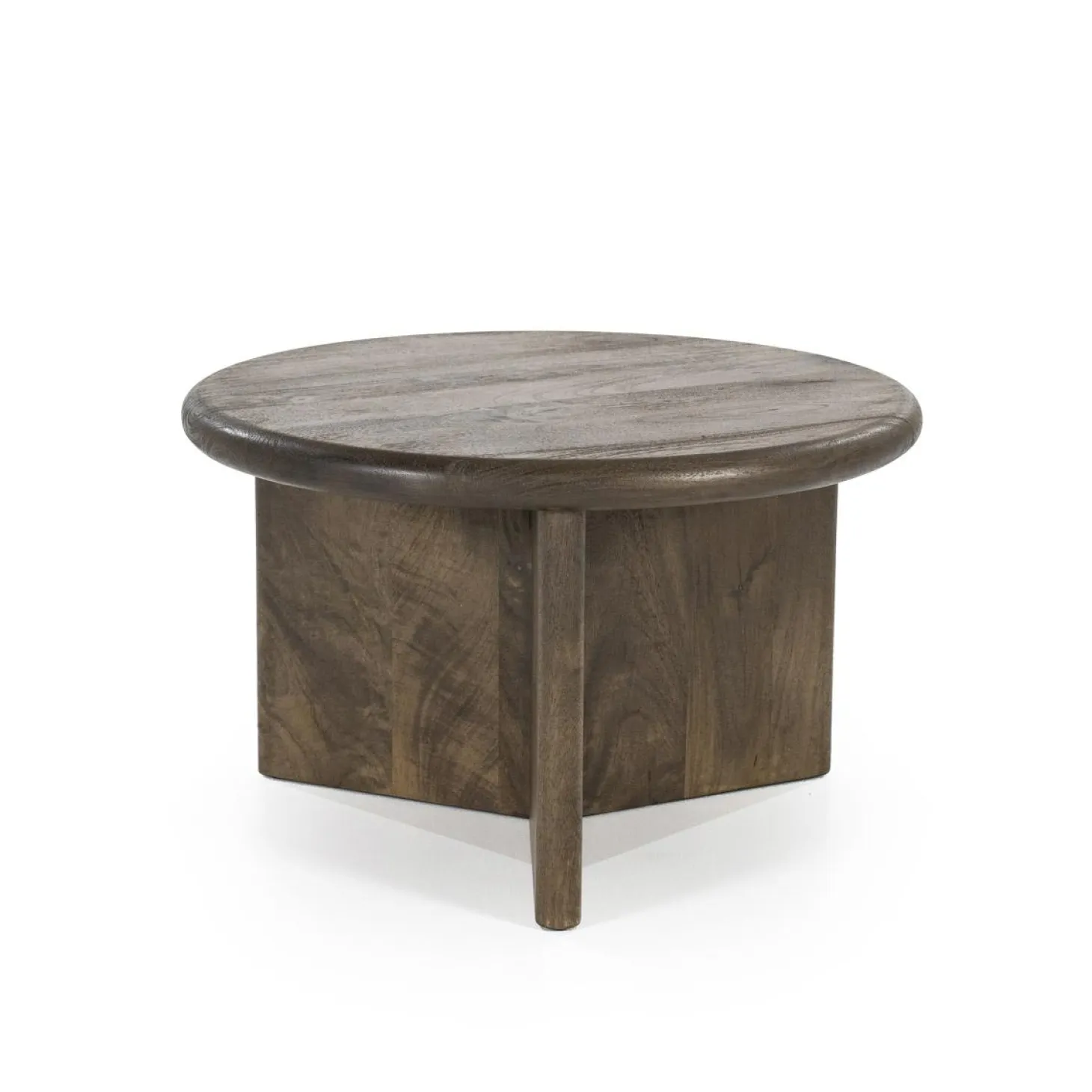 Salontafel Leoti Mangohout - Bruin 60cm - Loft24.nl