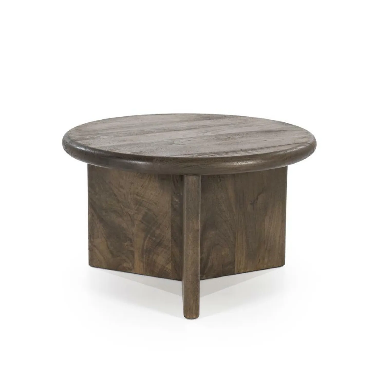 Salontafel Leoti Mangohout - Bruin 60cm - Loft24.nl