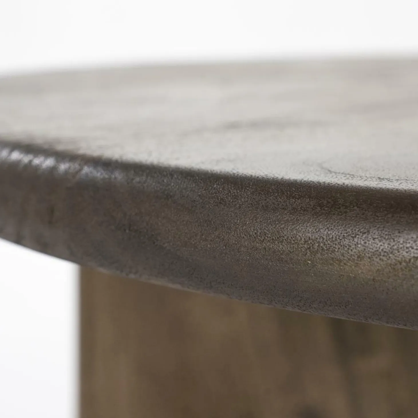 Salontafel Leoti Mangohout - Bruin 80cm - Loft24.nl