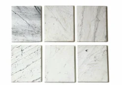 Salontafel Lexington Marmer Set van 2 stuks - Wit - Loft24.nl