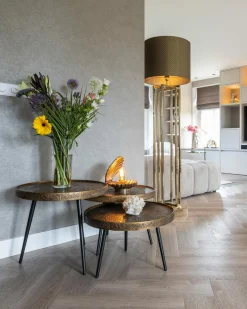 Salontafel Luton Set van 3 stuks - Goud - Loft24.nl