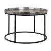 Salontafel Lyam Ø70cm - Zilver - Loft24.nl