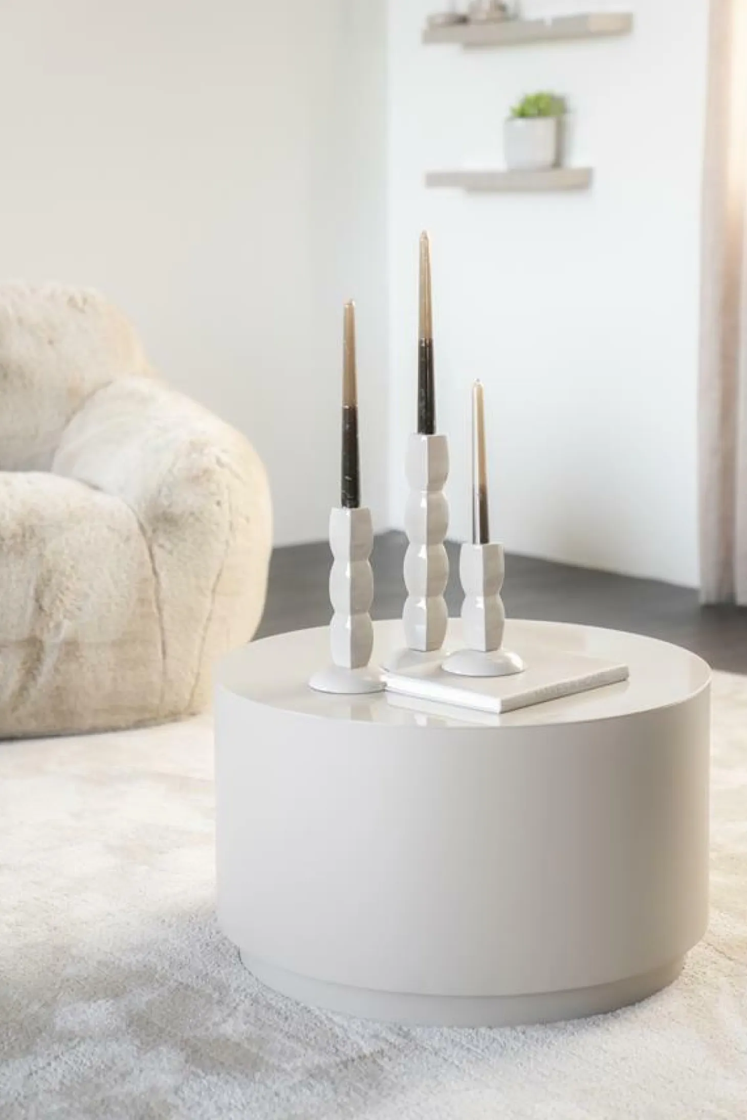 Salontafel Mesita 60cm - Taupe - Loft24.nl