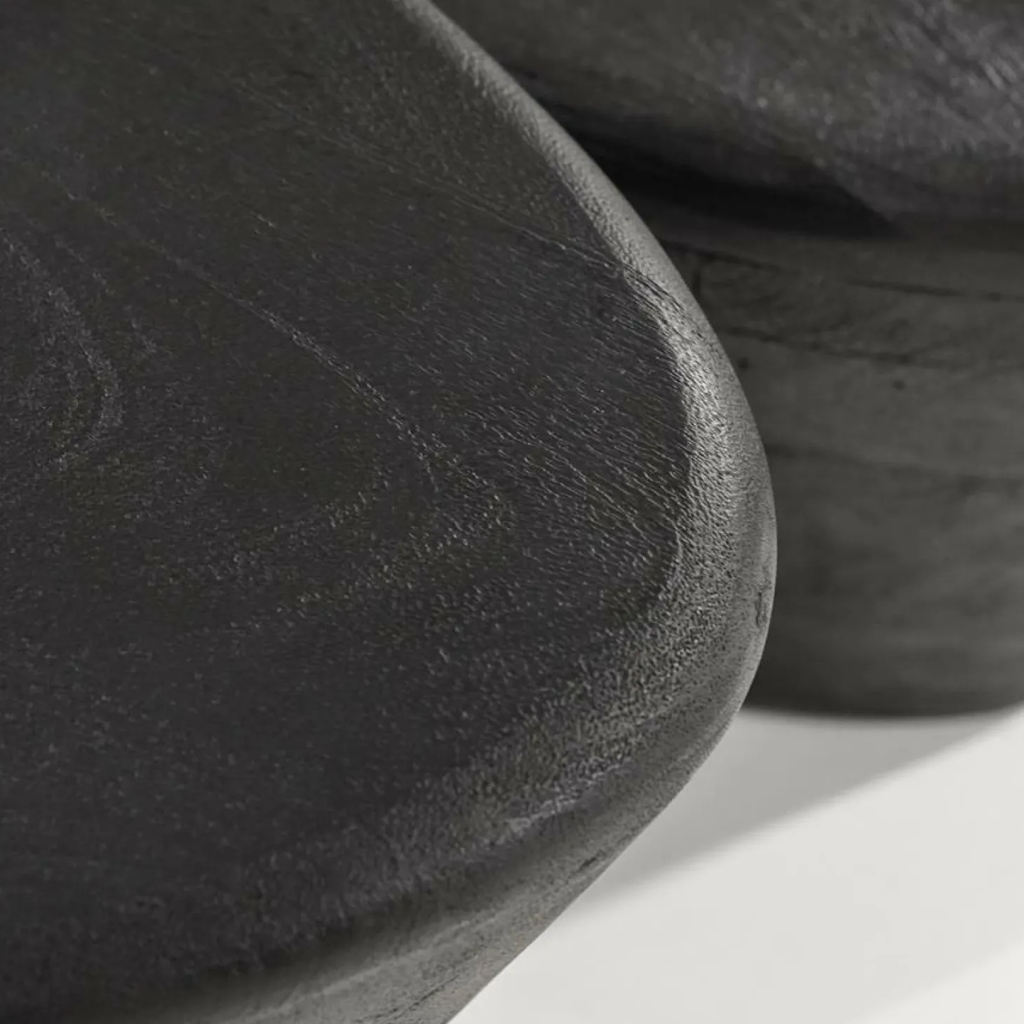 Salontafel Mila Mangohout Zwart - 70x53cm - Loft24.nl