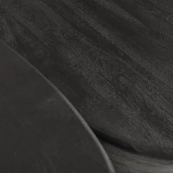 Salontafel Mila Mangohout Zwart - 70x53cm - Loft24.nl