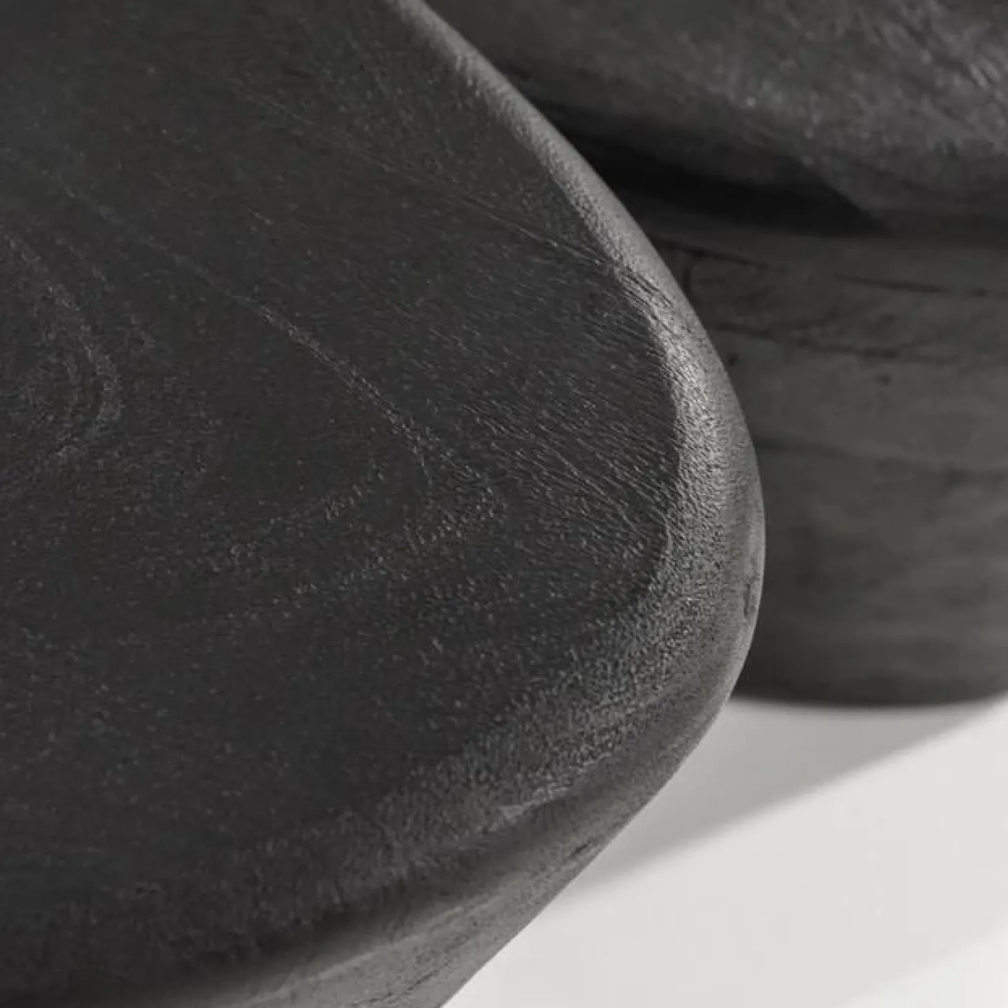 Salontafel Mila Mangohout Zwart - 70x53cm - Loft24.nl