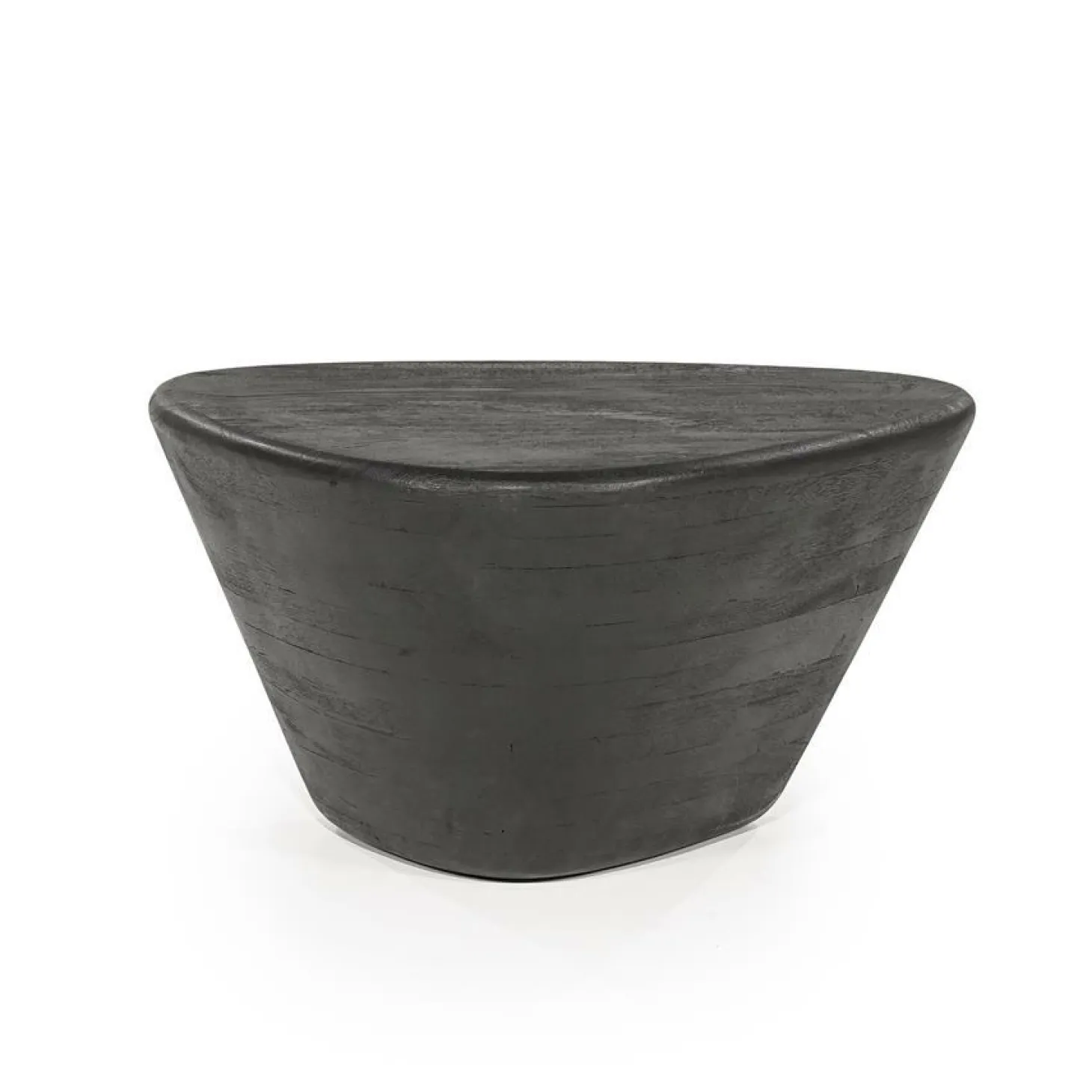 Salontafel Mila Mangohout Zwart - 70x53cm - Loft24.nl