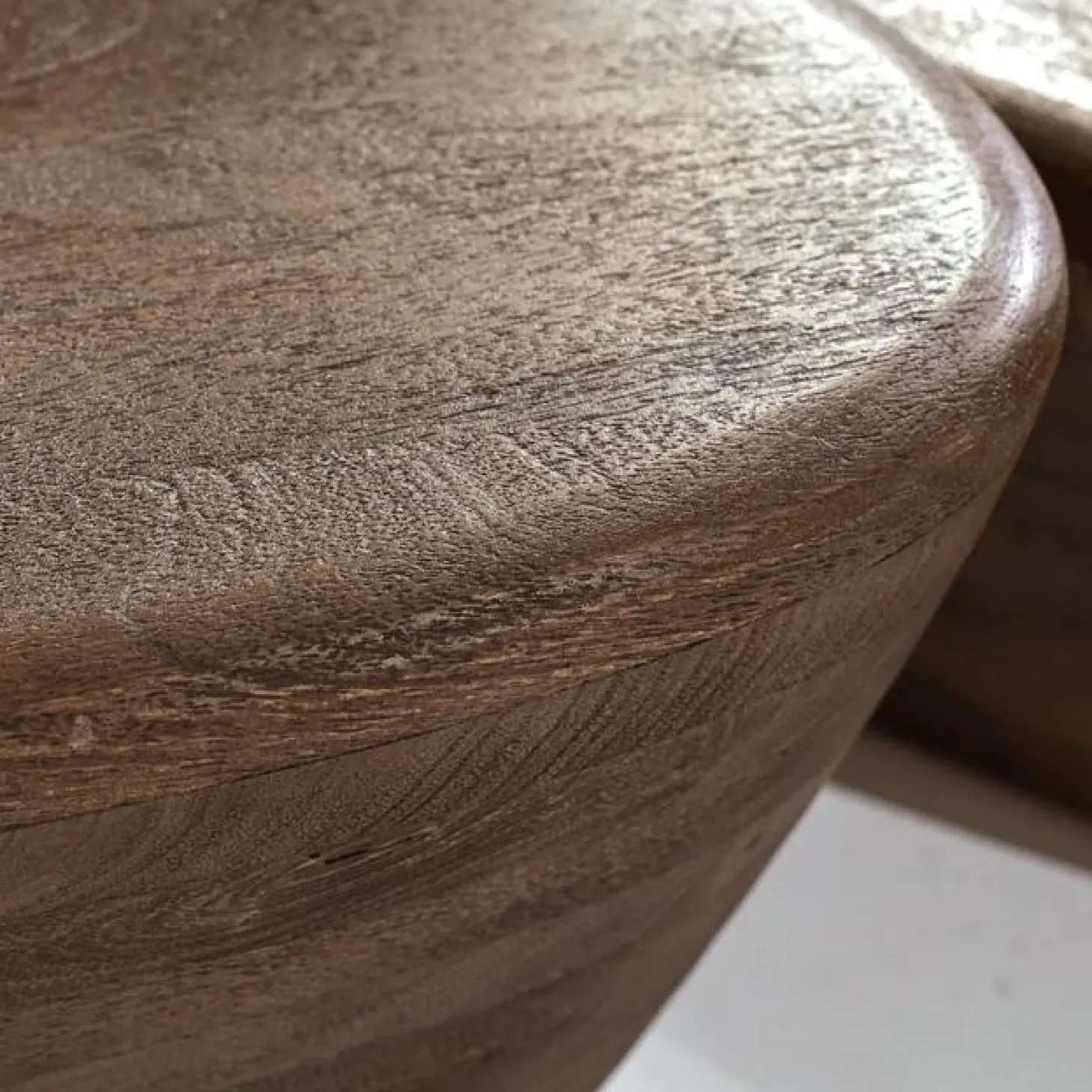 Salontafel Mila Mangohout Zwart - 100x78cm - Loft24.nl