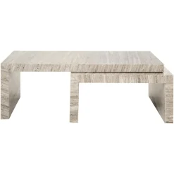 Salontafel Novaz set van 2 - Wit - Loft24.nl