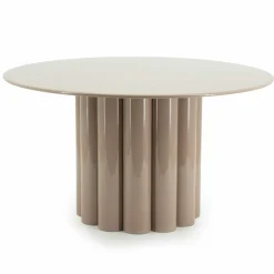 Salontafel Olympa Metaal Ø63cm - Oud Roze - Loft24.nl