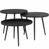 Salontafel Oxford Set van 3 stuks - Zwart - Loft24.nl