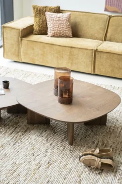 Salontafel Stef 100 x 100 cm - Bruin - Loft24.nl