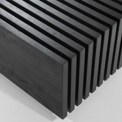 Salontafel Tom Mangohout - Zwart 90x90cm - Loft24.nl