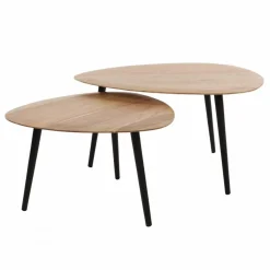 Salontafel Trio Organisch Set van 2 Acaciahout - Loft24.nl
