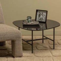 Salontafel Vajen Marmerlook 80x60 cm - Loft24.nl