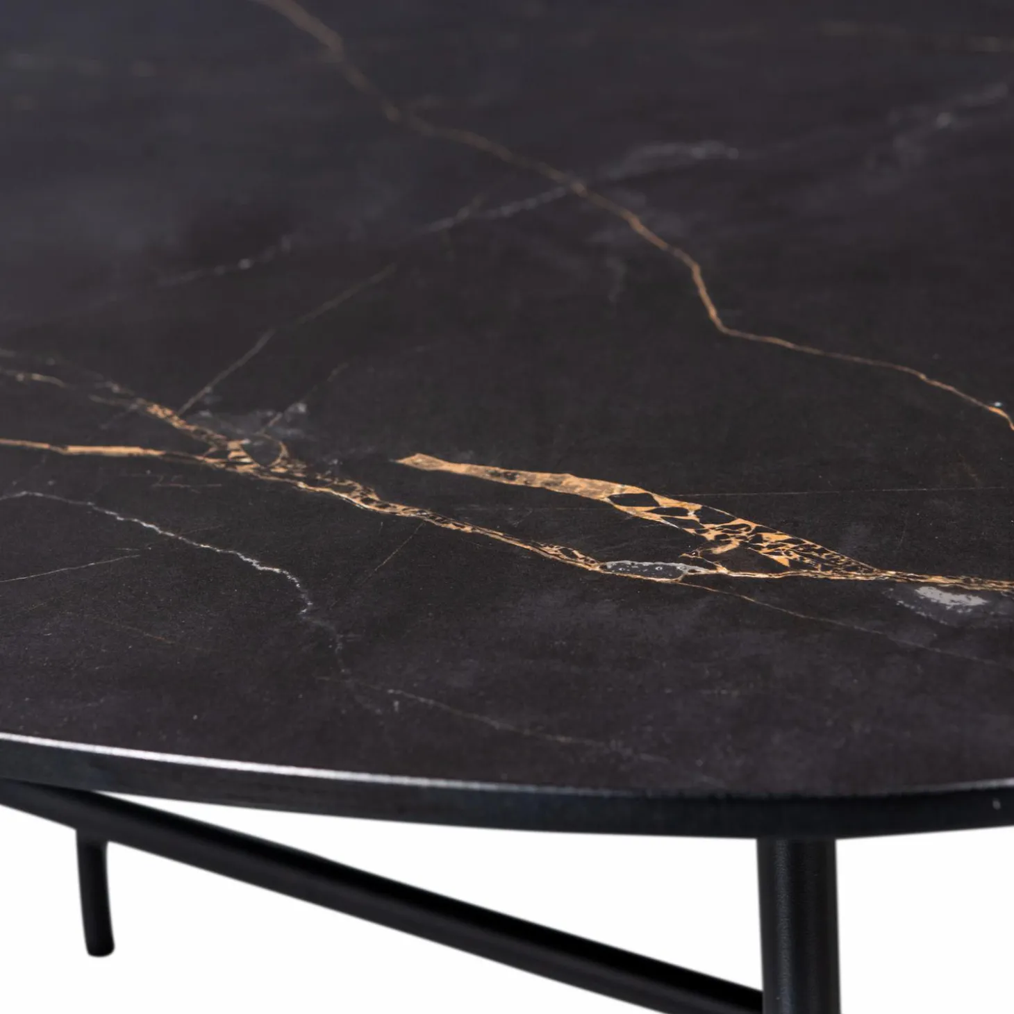 Salontafel Vajen Marmerlook 80x60 cm - Loft24.nl