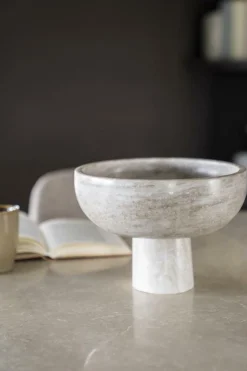 Schaal Arbor Marmer 18 cm hoog - Loft24.nl