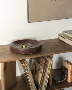 Schaal Rosso Marmer 30cm - Loft24.nl