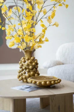 Schaal Viro 35cm - Mosterdgeel - Loft24.nl