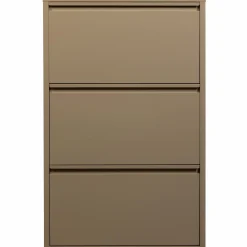 Schoenenkast Sabine 3-laags, 103 x 66cm, kleur Zand - Loft24.nl