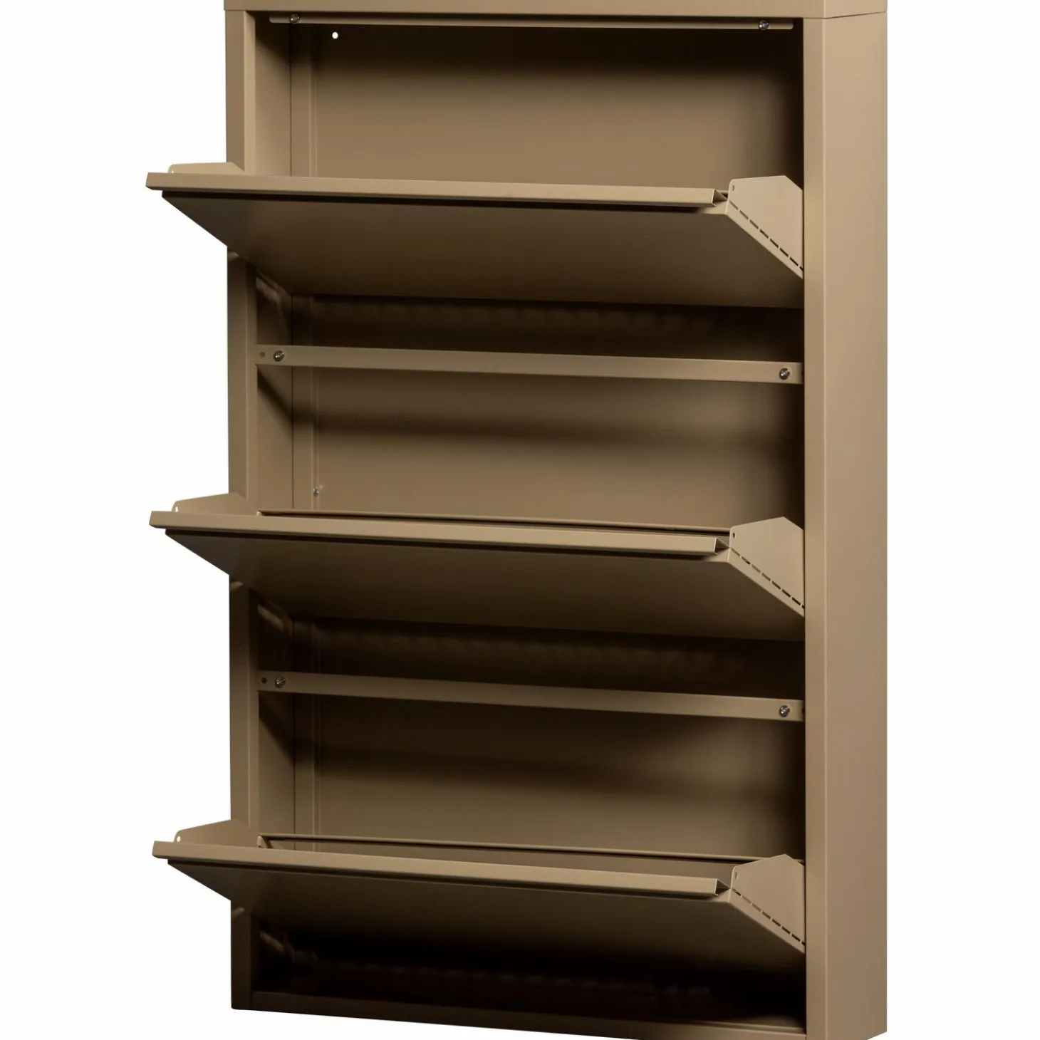 Schoenenkast Sabine 3-laags, 103 x 66cm, kleur Zand - Loft24.nl