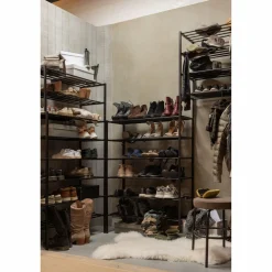 Schoenenrek Ferro Stapel van 3 stuks kleur Zwart - Loft24.nl