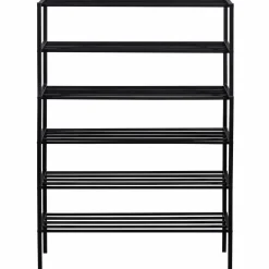 Schoenenrek Ferro Stapel van 3 stuks kleur Zwart - Loft24.nl