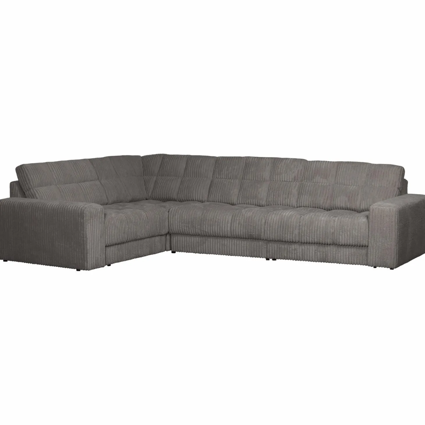 Second date hoekbank links grove ribstof terrazzo - Loft24.nl